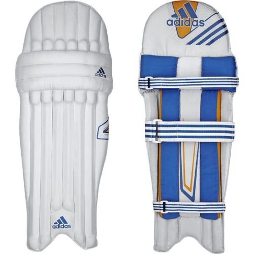 White cricket pads Adidas