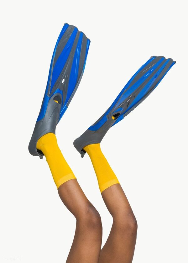 Download premium png of Woman put her feet with swimming fins up in the air mockup by Teddy about legs, diving, swim, swimming, and dive 2299263 Aqua shoes